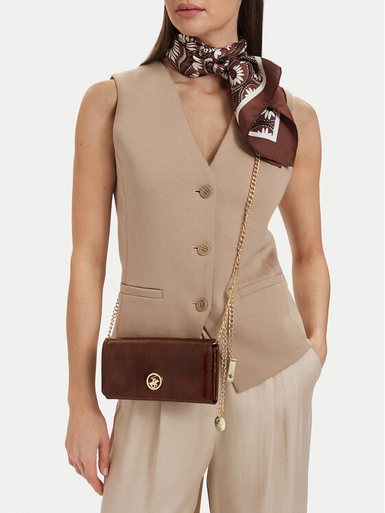 Beverly Hills Polo Club Portfel CEO-BHPC-W1-001-SS26 Bordowy