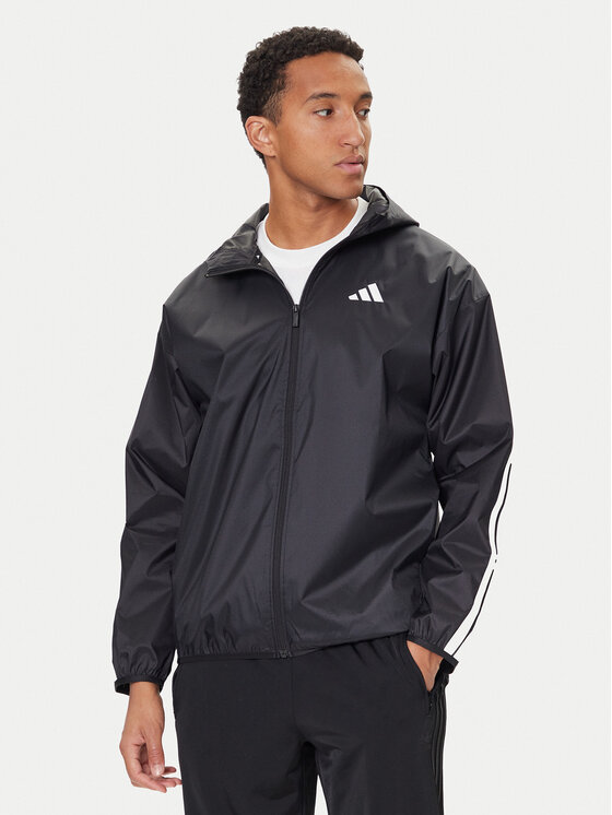 adidas adidas Széldzseki Essential 3-Stripes Ripstop IM7848 Fekete Regular Fit