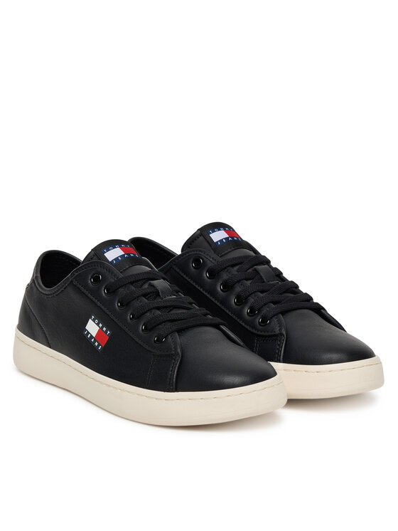 Tommy Jeans Tommy Jeans Гуменки Tjw Lightweight Court EN0EN02875 Черен