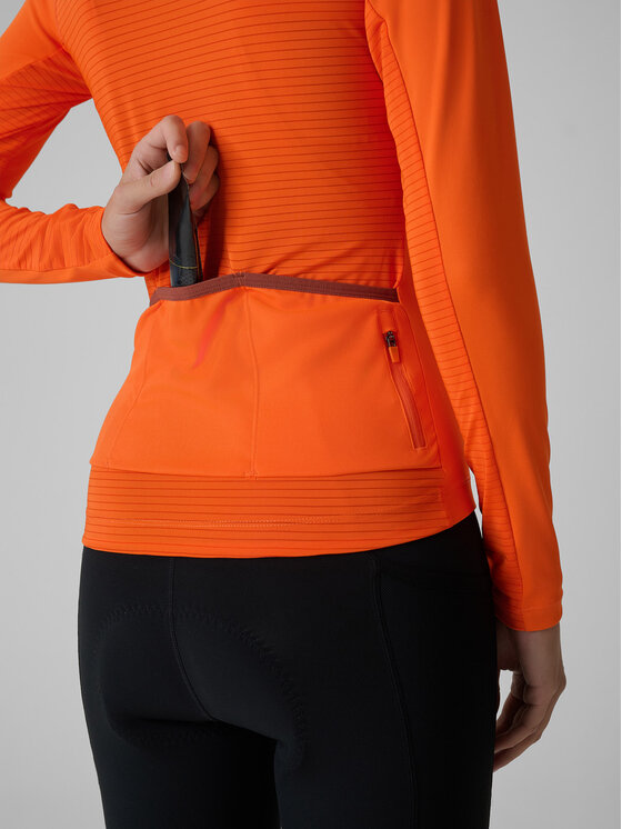 4F 4F Koszulka rowerowa ALTERNATIVE PATH Pomarańczowy Slim Fit