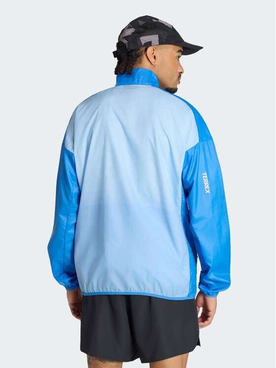 adidas adidas Wiatrówka 162946 Błękitny Regular Fit
