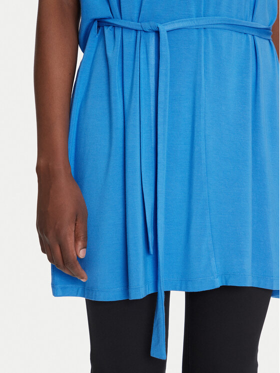 Liu Jo Liu Jo Pludmales kleita VA5164 JS360 Zils Relaxed Fit