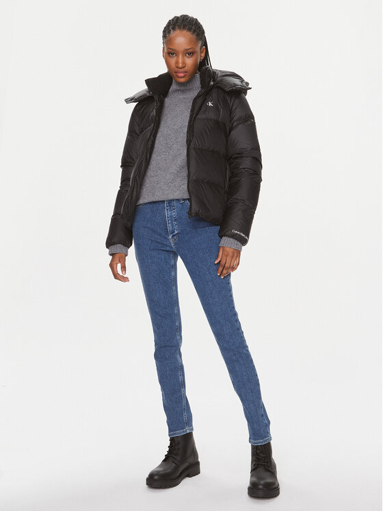 Calvin Klein Jeans Calvin Klein Jeans Pehelykabát Archetype J20J221646 Fekete Regular Fit