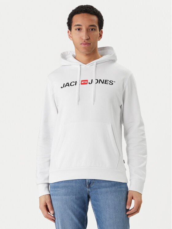 Jack & Jones Bluza Corp Old Logo 12137054 Biały Regular Fit