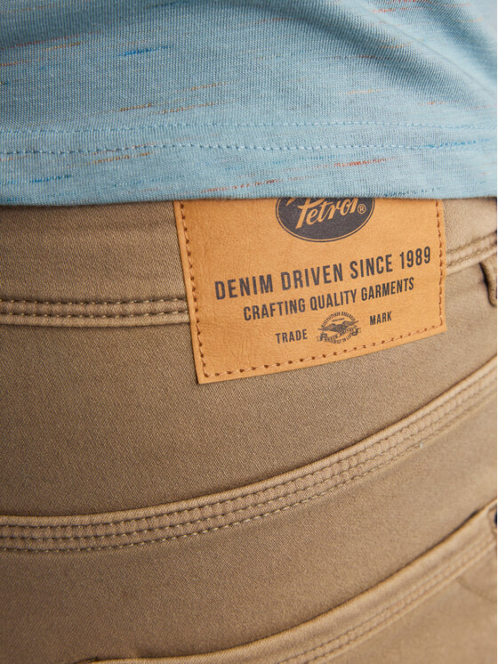 Petrol Industries Petrol Industries Джинсові шорти M-ROS-SHO005 Білий Slim Fit