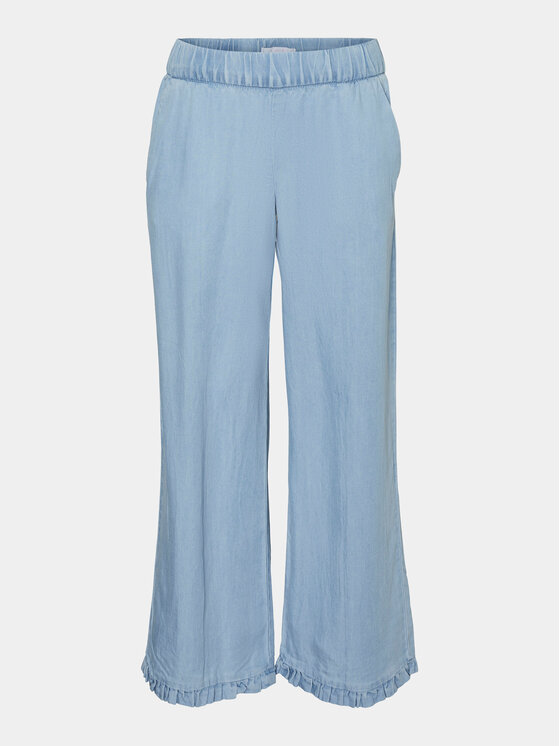 Vero Moda Girl Vero Moda Girl Παντελόνι υφασμάτινο 10283853 Μπλε Wide Leg