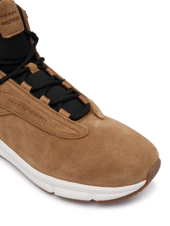 Tommy Hilfiger Tommy Hilfiger Tenisice Hilfiger Sde Warm Hybrid Chukka FM0FM06085 Smeđa