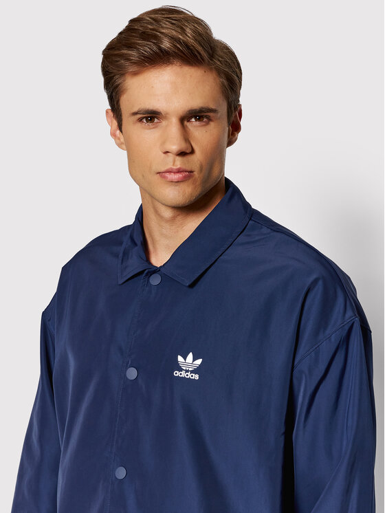 adidas adidas Geacă adicolor Classics Trefoil H09128 Bleumarin Loose Fit