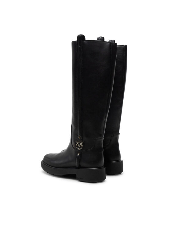 PINKO PINKO Kozaki Tina 09 SD0193 P001 Czarny