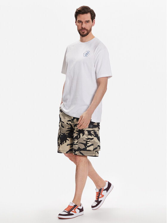 DC Shoes DC Shoes T-särk Quality Goods ADYZT05235 Valge Relaxed Fit