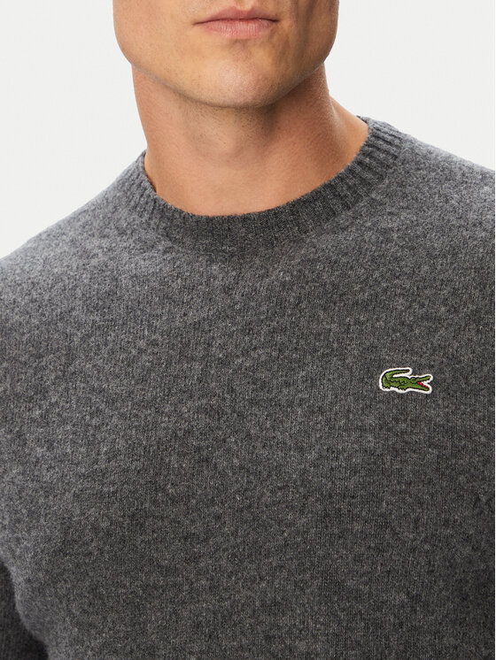 Lacoste Lacoste Pulover AH2916 Gri închis Regular Fit