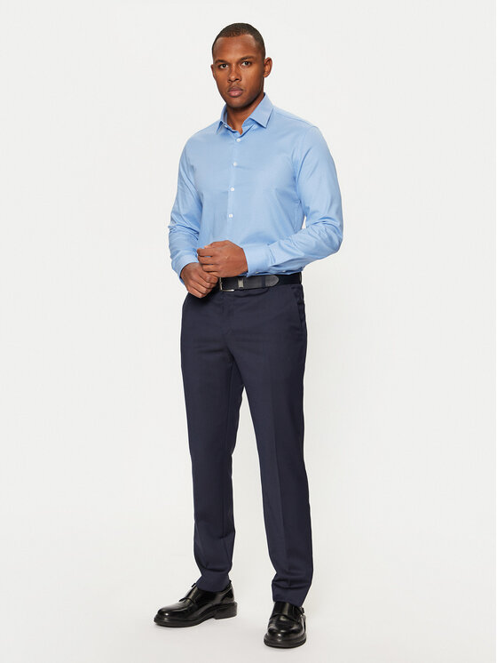 Calvin Klein Calvin Klein Cămașă K10K112946 Albastru Slim Fit