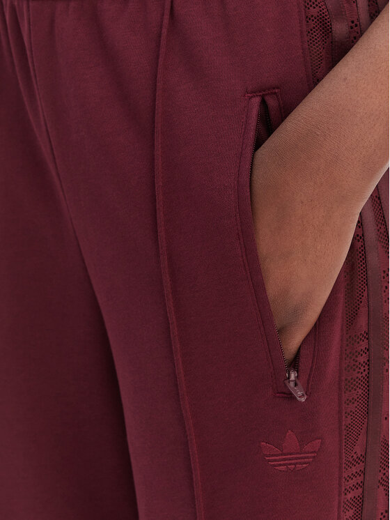 adidas adidas Спортивні штани Firebird Lace KC6445 Бордовий Loose Fit