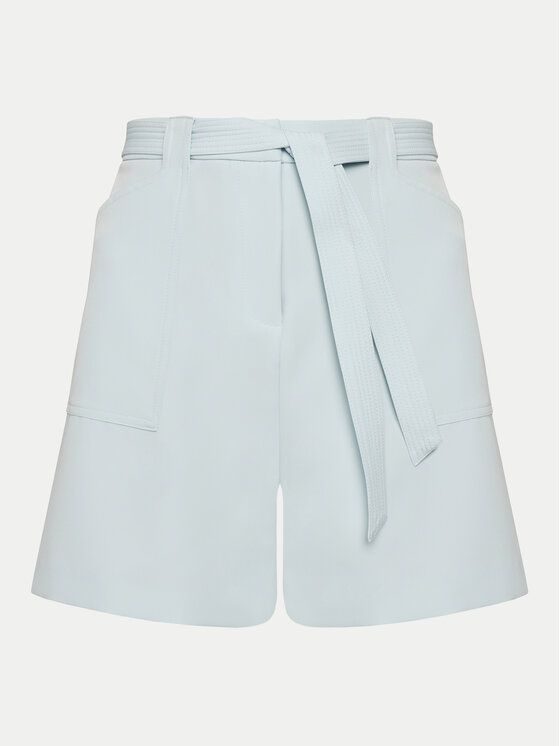 Guess Guess Auduma šorti W5GD0I WH9Y2 Gaiši zils Classic Fit