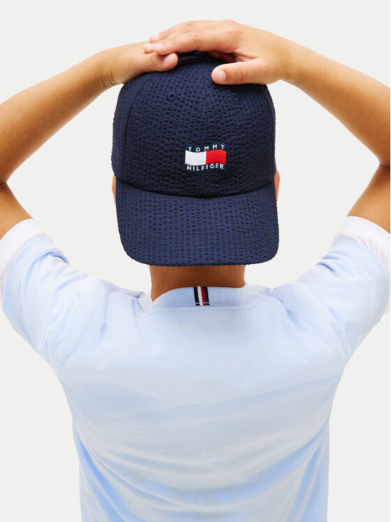 Tommy Hilfiger Tommy Hilfiger T-Shirt KB0KB06879 Niebieski jasny Regular Fit