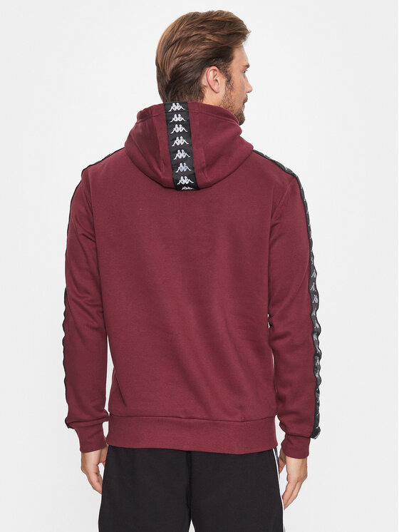 Kappa Kappa Sweatshirt 312009 Dunkelrot Regular Fit