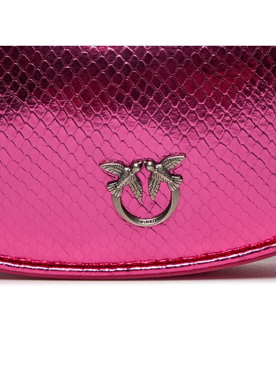 PINKO Pinko Kabelka Brioche Hobo Mini Al 23-24 PLTT 101433 A180 Růžová