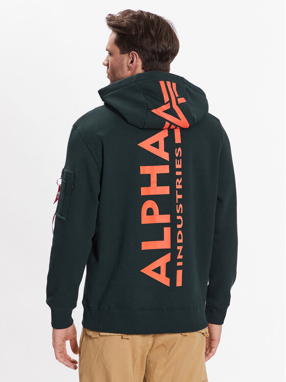 Alpha industries orange hoodie online