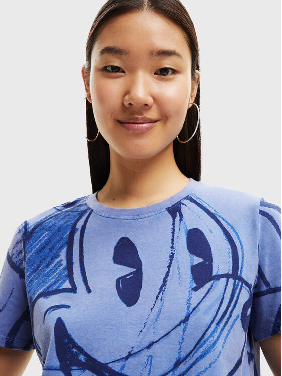 T-shirt DISNEY Mickey Blu Regular Fit