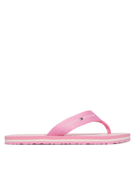 Tommy Hilfiger Tommy Hilfiger Žabky Th Ithaca Stripe Summer Sandal FW0FW09192 Růžová