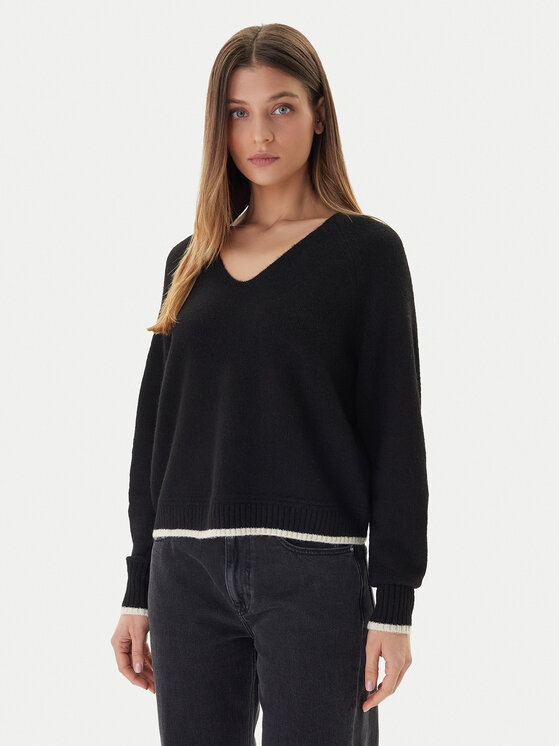 Vero Moda Vero Moda Pulover Aquarius 10331898 Negru Regular Fit