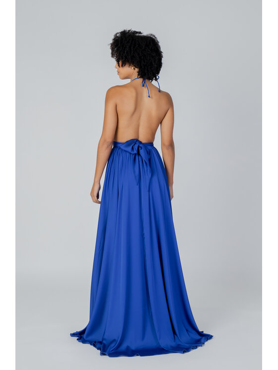 Sol Wears Women Sol Wears Women Sukienka wieczorowa DIANA LUNGO Niebieski To Fit