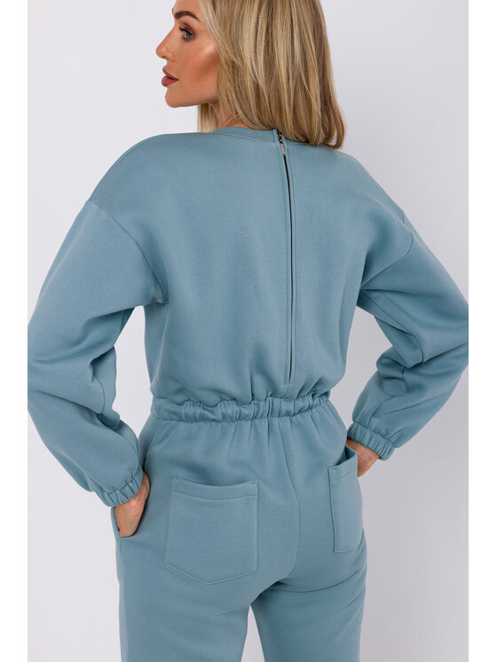 Made of Emotion Made of Emotion Jumpsuit M763 Blu Modern Fit