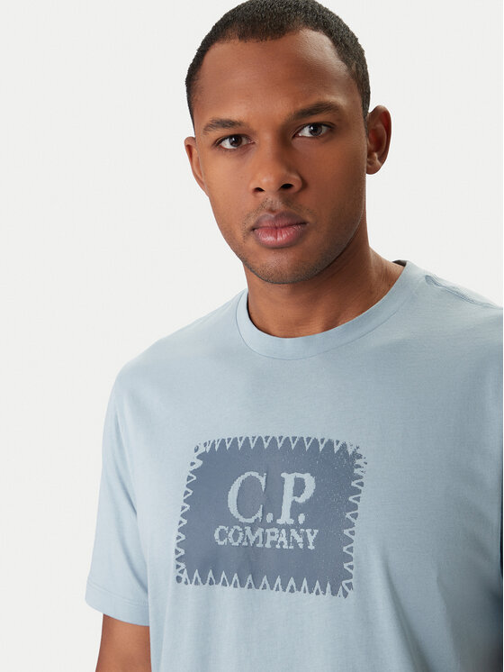 C.P. Company C.P. Company T-Shirt 20CMTS723A005100W Μπλε Regular Fit