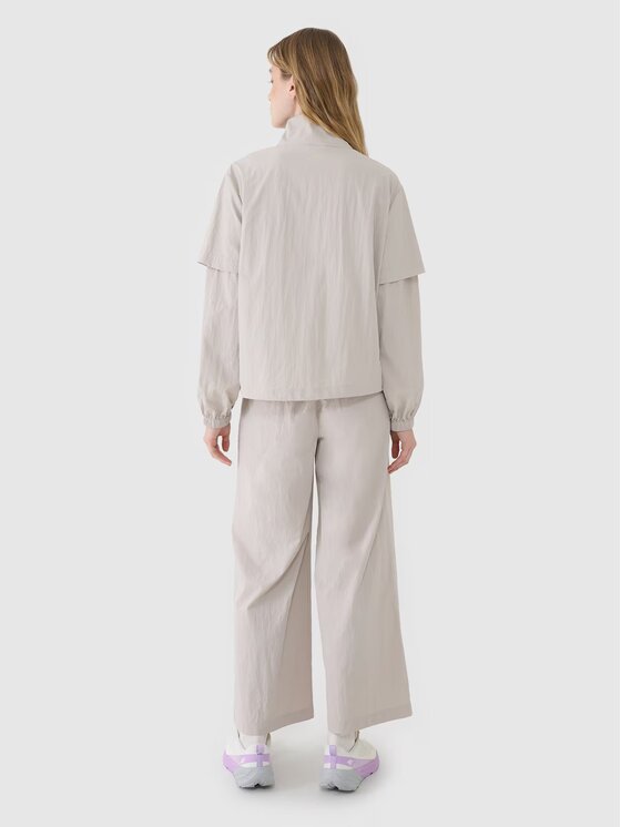 4F 4F Giacca a vento 4FWspring_summer_2025TJACF190 Beige chiaro Loose Fit