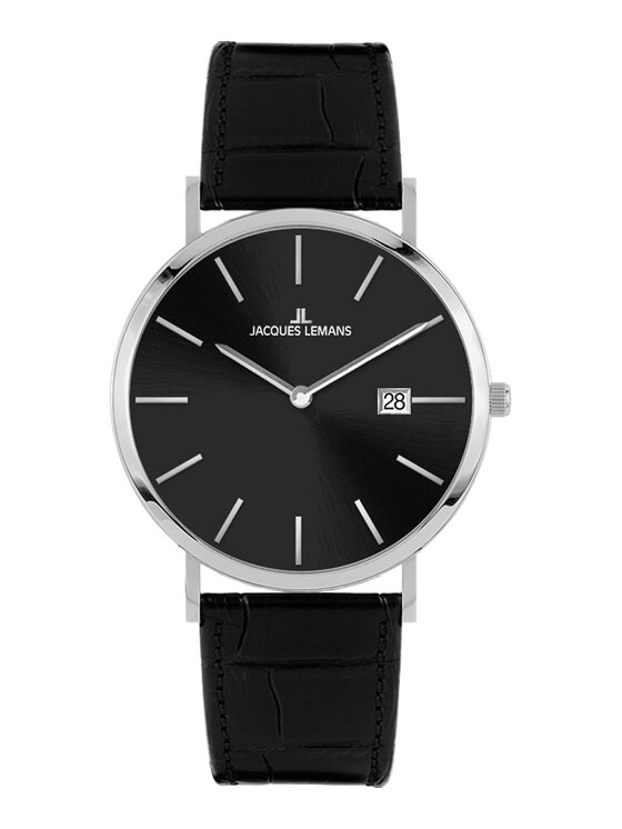 Jacques Lemans Jacques Lemans Zegarek 1-2171.2A Czarny