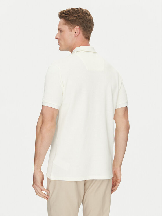 Marciano Guess Marciano Guess Тениска с яка и копчета 5GHP08 6322A Екрю Regular Fit
