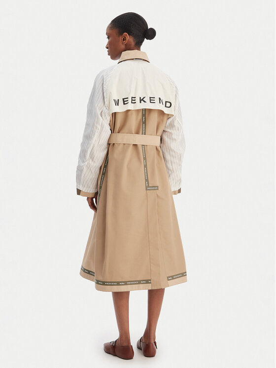 Weekend Max Mara Weekend Max Mara Trencis Canasta 2615021021 Bēšs Relaxed Fit