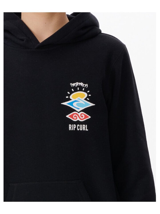 Rip Curl Rip Curl Bluza Search Icon Hood -Boy Czarny Standard Fit
