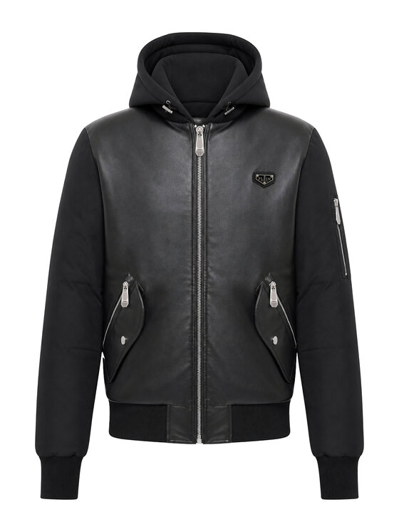 PHILIPP PLEIN PHILIPP PLEIN Bomber 31548 Nero Regular Fit