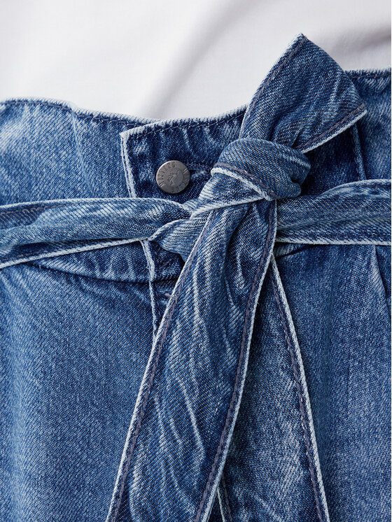 Mustang Mustang Jeansshorts Jericho 1016559 Blau Loose Fit