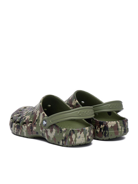 Crocs Crocs Pantoletten C-BAYA SEASONAL PRINTED CLOG 206230-3TC Grün