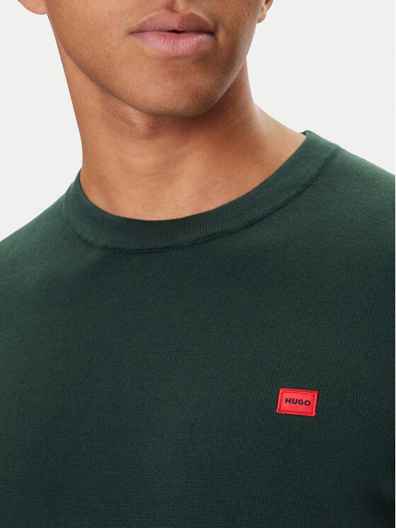 HUGO HUGO Sveter San Cassius-C1 50475083 Zelená Regular Fit