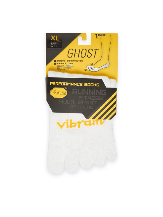 Vibram Fivefingers Vibram Fivefingers Členkové ponožky Ghost S15G01 Biela