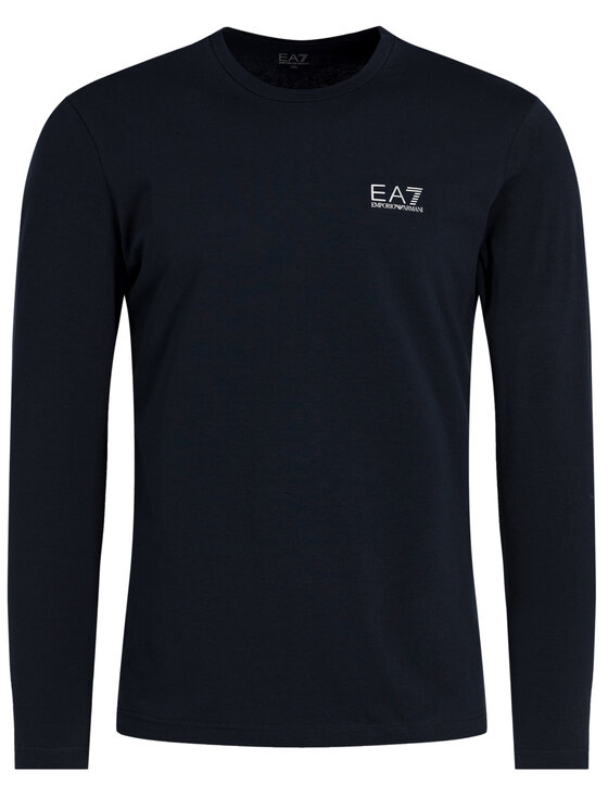 EA7 Emporio Armani EA7 Emporio Armani Longsleeve 8NPT55 PJM5Z 0578 Granatowy Regular Fit