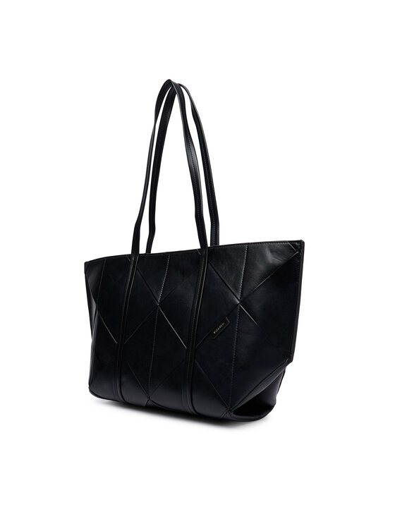 Calvin Klein Calvin Klein Geantă Woven Medium Carryall LV04F3548G Negru