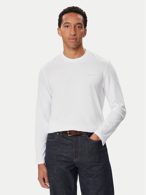 Bugatti Bugatti Longsleeve 8330-25044F Alb Regular Fit