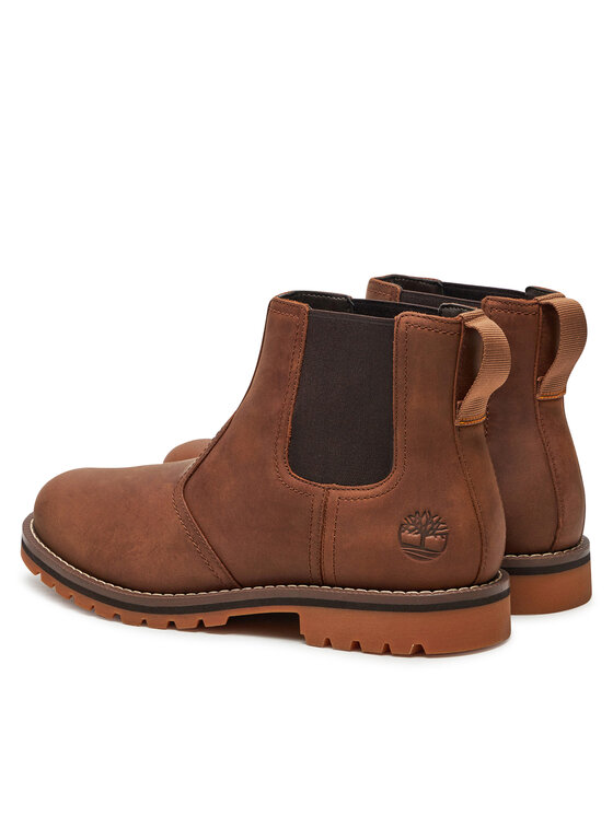 Timberland Timberland Kotníková obuv s elastickým prvkem TB1A2NGYF131 Hnědá