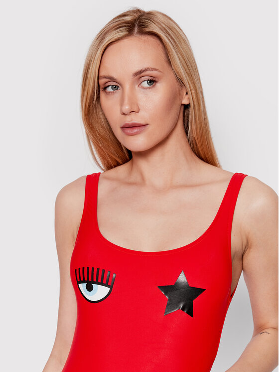 Chiara Ferragni Chiara Ferragni Бански костюм CFA8101 Червен