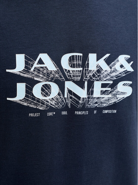 Jack & Jones Jack & Jones T-Shirt Fusion 12289880 Niebieski Regular Fit
