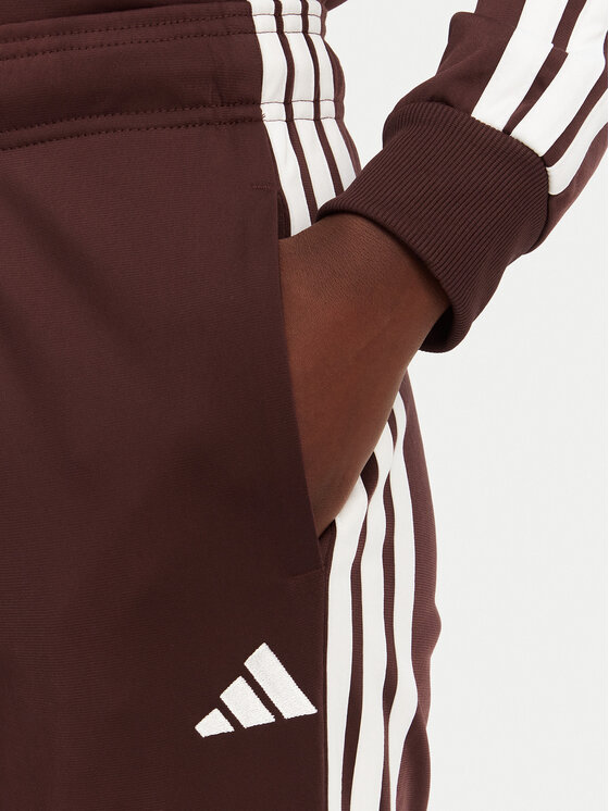 adidas adidas Trenirka Essentials 3-Stripes JD2683 Rjava Regular Fit