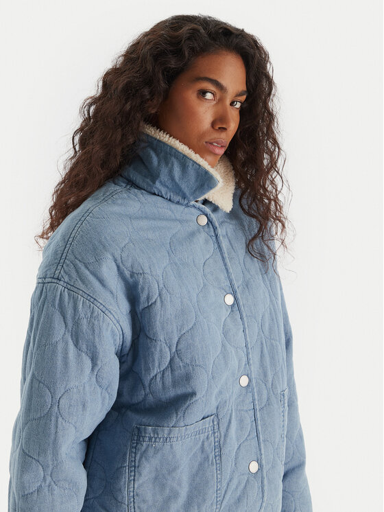Roxy Roxy Kurtka przejściowa Not So Basic ERJJK03675 Niebieski Regular Fit
