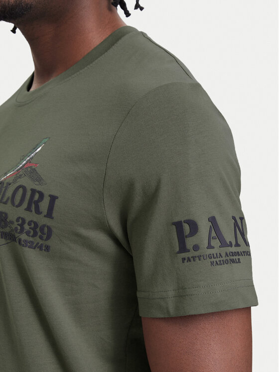 Aeronautica Militare Aeronautica Militare T-Shirt 262TS2541UJ00750 Khaki Regular Fit
