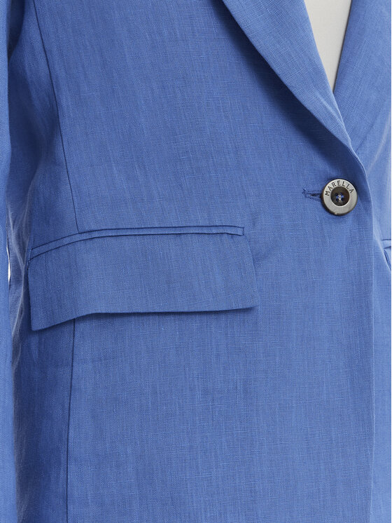 Marella Marella Giacca da abito Afro 2413041094 Blu Regular Fit