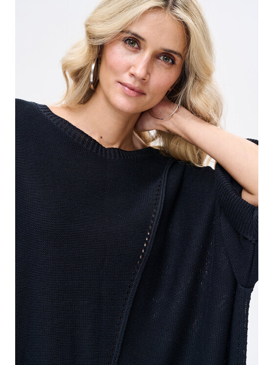 blue shadow blue shadow Sweter Gustti Czarny Regular Fit