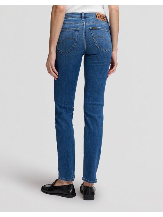 Lee Lee Jeansy ELLY Niebieski Straight Leg